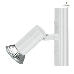 Vg- og Loftlampe SKY 1-flamme, svingbar GU10 IP20, hvid 