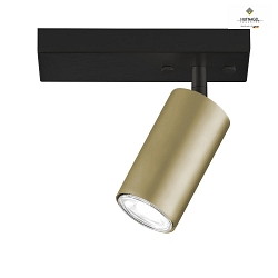 Spotlight CAMINO for wall or ceiling, 1-flame, GU10, rotatable & swiveling