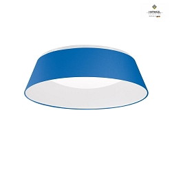 LED ceiling luminaire THELMA,  50cm, 22W 2700K 2500lm, chintz shade / white acrylic cover, dimmable, Niagara