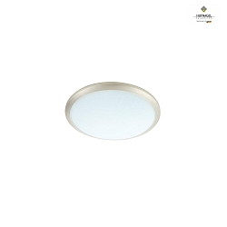 Wall lamp / ceiling luminaire ORBIS,  25cm, E27, white satined glass, ML Platinum