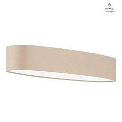 LED ceiling luminaire ARUBA X, oval 90 x 30cm, 40W 3000K 5000lm, dimmable, metallic gold