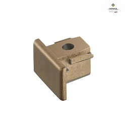 Accessory for 1-phase HV power track MULTICOLOR-SYSTEM 20 - end cap, ML Bronze