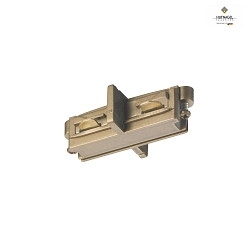 Accessory for 1-phase HV power track MULTICOLOR-SYSTEM 20 - straight connector, ML Bronze