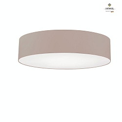 Ceiling luminaire MARA,  60cm, 3x E27, white fabric cover below / Chintz, melange