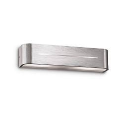 Væglampe POSTA AP2, 2-flammer, E14, aluminium