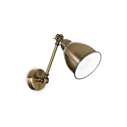 V�glampe NEWTON AP1, E27, antik messing