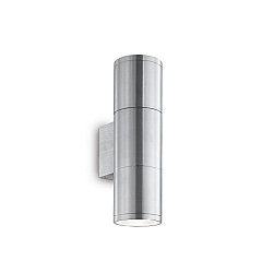 Udendørslampe GUN AP2 SMALL Væglampe, 2-flammer, GU10, 35W, aluminium
