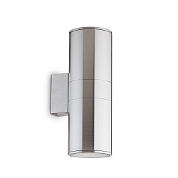 Udendørslampe GUN AP2 BIG Væglampe, 2-flammer, E27, aluminium