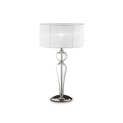 Bordlampe DUCHESSA TL1 BIG, E27, gennemsigtig