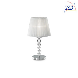 Table lamp PEGASO TL1 BIG, E27, white