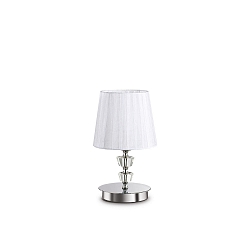 Bordlampe PEGASO TL1 SMALL, E14, hvid