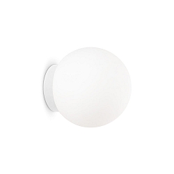 Væglampe MAPA BIANCO AP1 D20, E27, Ø 20cm, hvid