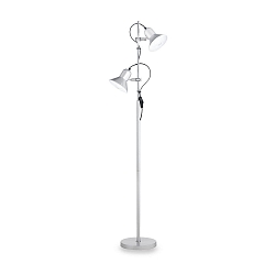 Standerlampe POLLY PT2, 2-flammer, E27, s�lv