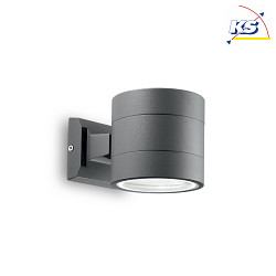 Outdoor wall luminaire SNIF AP1 ROUND, G9, 40W, anthracite