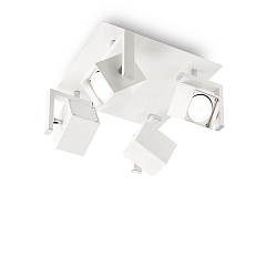 V�g- og Loftlampe MOUSE SQUARE 4-flammer, svingbar, drejelig GU10 IP20