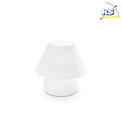 Bordlampe PRATO TL1 SMALL BIANCO, E14, hvid