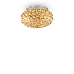 Loftlampe KING PL3, 3-flammer, G9, 40W, guld