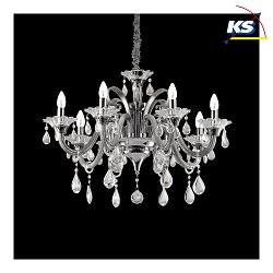 Chandelier COLOSSAL SP8, 8 flames, E14, ivory