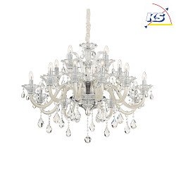 Chandelier COLOSSAL SP15, 15 flames, E14, ivory