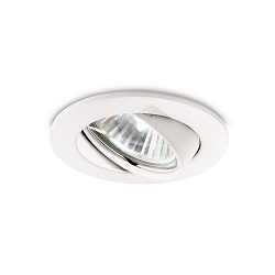 Indbygningslampe SWING svingbar GU10 IP20, hvid