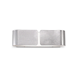 V�glampe CLIP AP2 SMALL ARGENTO, 2-flammer, E27, sort