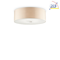 Ceiling luminaire WOODY PL5, 5 flames, E27, birch