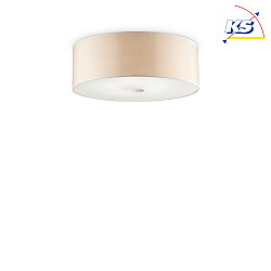 Ceiling luminaire WOODY PL4, 4 flames, E27, birch