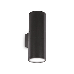 Udendørslampe GUN AP2 BIG Væglampe, 2-flammer, E27, sort
