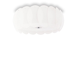 Loftlampe OVALINO PL8, 8-flammer, E27, hvid