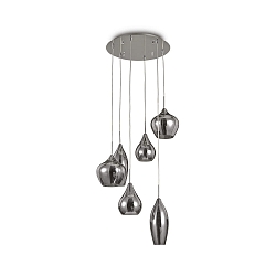 Pendel SOFT SP6, 6-flammer, G9, 40W, hvid