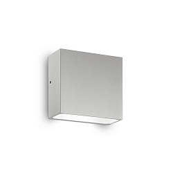 Udendørs wall luminaire TETRIS-1 G9 IP44, grå, mat, pulverlakeret, gennemsigtig