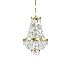 Lysekrone CAESAR SP6, 6-flammer, G9, 40W, guld