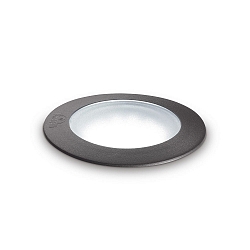 LED Gulvindbygningslampe CECI ROUND FI1 SMALL, GU10, 4,5W, sort
