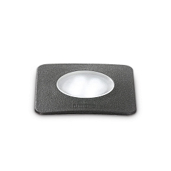 LED Gulvindbygningslampe CECI SQUARE FI1 SMALL, GU10, 4,5W, sort