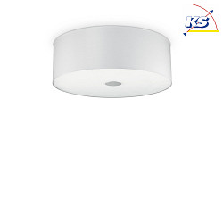 Ceiling luminaire WOODY PL5, 5 flames, E27, white