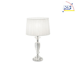 Table lamp KATE-3 TL1 ROUND, E27, white