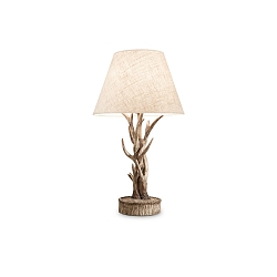 Bordlampe CHALET E27 IP20, chintz, tr�