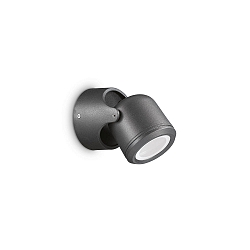 Udend�rs wall luminaire XENO AP1 1-flamme, svingbar GU10 IP44, gennemsigtig, hvid mat