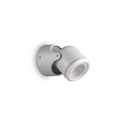 Udend�rs wall luminaire XENO AP1 1-flamme, svingbar GU10 IP44, gr�, mat, gennemsigtig