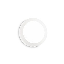 V�g- og Loftlampe UNIVERSAL ROUND IP20, hvid