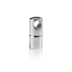holder SUPPORTO CAVO 15X30 med aflastning, lukket, chrom