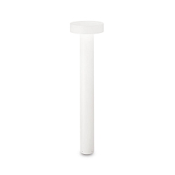 Udendørs stativlampe TESLA BIG G9 IP44, hvid, pulverlakeret