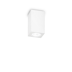 Downlight TOWER SQUARE overmalbar GU10 IP20, hvid, overmalbar