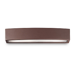 Udendørs wall luminaire ANDROMEDA up / down, 2-flammer E27 IP55, satin, kaffebrun 