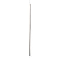 LED pendant luminaire ULTRATHIN ROUND, lenght 100cm / � 3cm, 11.5W 3000K 1000lm, polished chrome