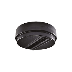 3-faset loftsroset QUICK | SMILE | FOX - SINGLE ON-OFF rund, on/off, sort mat
