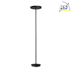 Deckenfluter COLONNA, height 181cm, 4x GX53, with switch, metal / acrylic, black