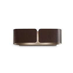 V�glampe CLIP SMALL 2-flammer E27 IP20, corten