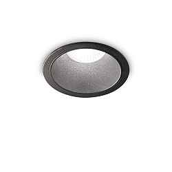 Recessed LED luminaire GAME ROUND, IP20, 11W 3000K 850lm 36�, black / black reflector