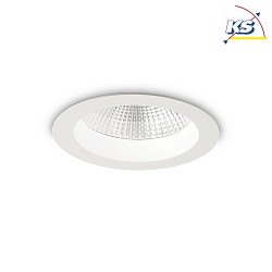 LED recessed spot BASIC ACCENT, IP44,  14.4cm, 15W 3000K 1650lm 52, matt white